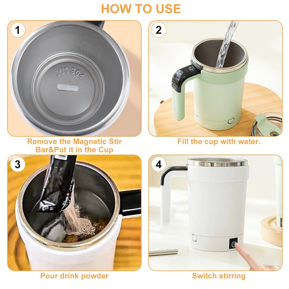 Automatic Electric Rechargeable Stirring Cup
