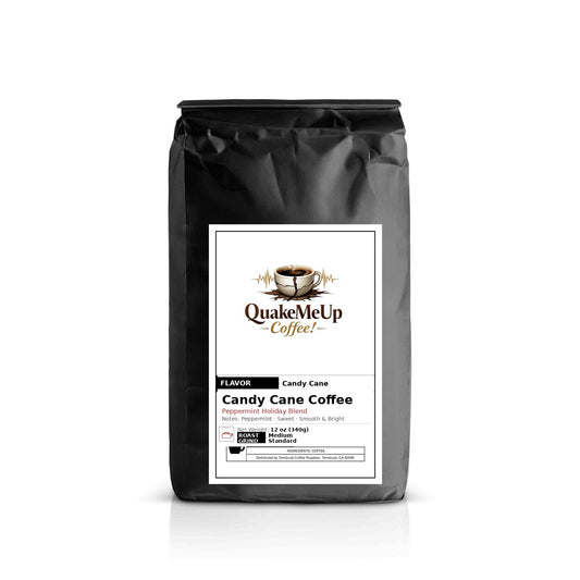 Candy Cane Coffee – Peppermint Holiday Blend | Festive Flavored Medium Roast